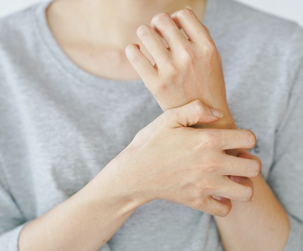 Telas que favorecen la irritación en la piel