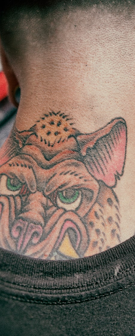Piel tatuada